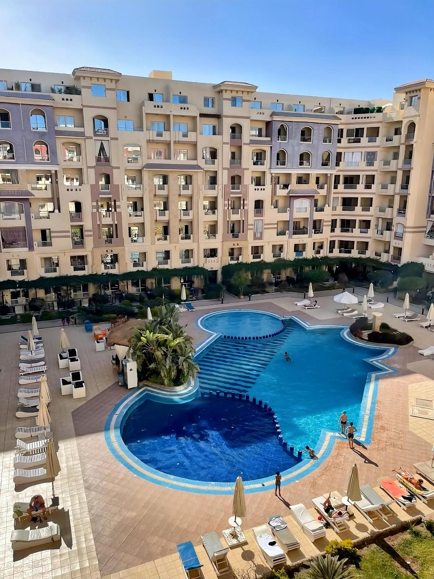 Florenza Blue Sky & Poolview Studio Hurghada Exterior foto